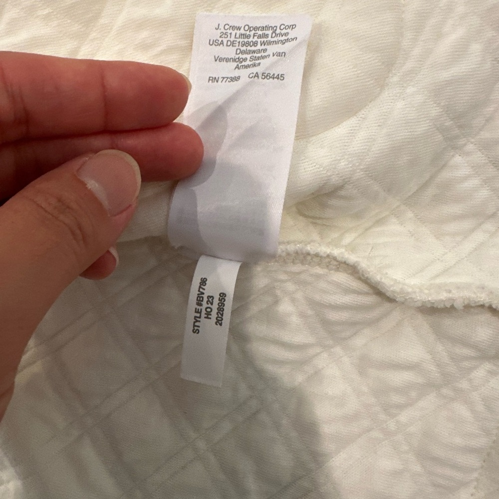 J Crew White Quilted Jacket - Picture 13 of 14